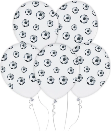 Fußball-Luftballons 30 cm, 5 Stk.