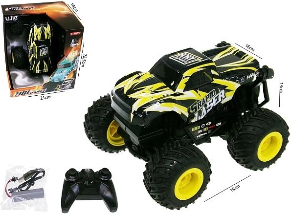 Geländegängiges RC-Auto mit 360°-Rotation
