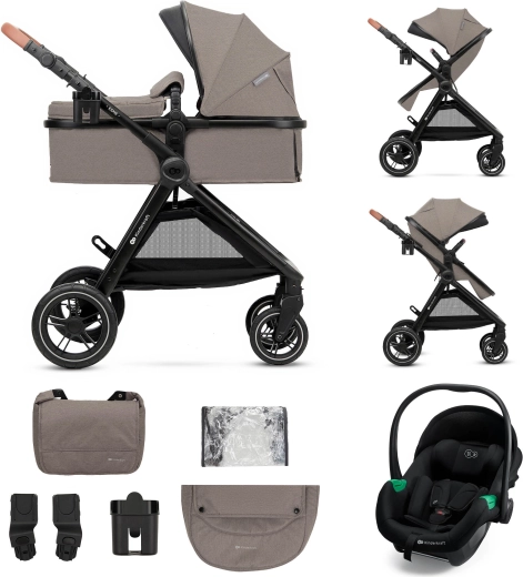 Kinderkraft Kinderwagen 3-in-1 Esme Pro sand beige