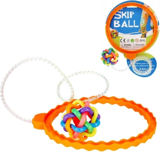 Sprungball für den Fuß mit Reifen