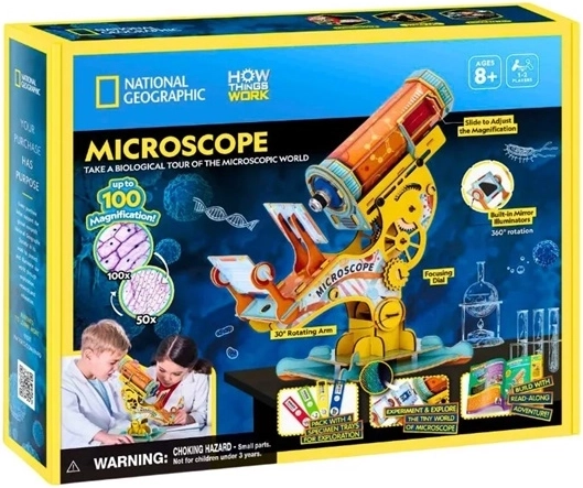 CubicFun National Geographic 3D-Puzzle Mikroskop