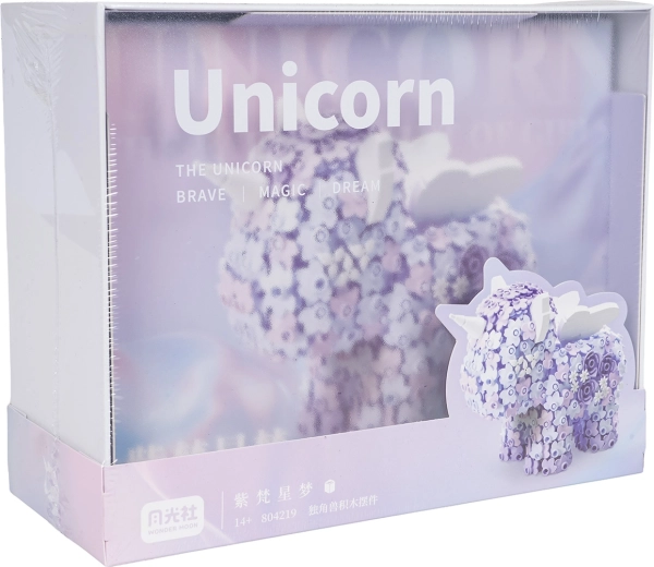 Kreativ-Bausatz für ein Einhorn aus Blumen