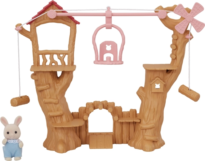 Sylvanian Families Kinder-Seilklettergerüst mit Gondel
