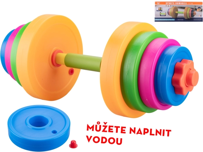 Verstellbare Kinderhantel 46 cm mit Wassergewichten