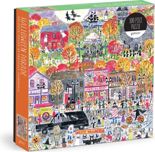 Quadratisches Puzzle Halloween-Umzug 500 Teile GALISON