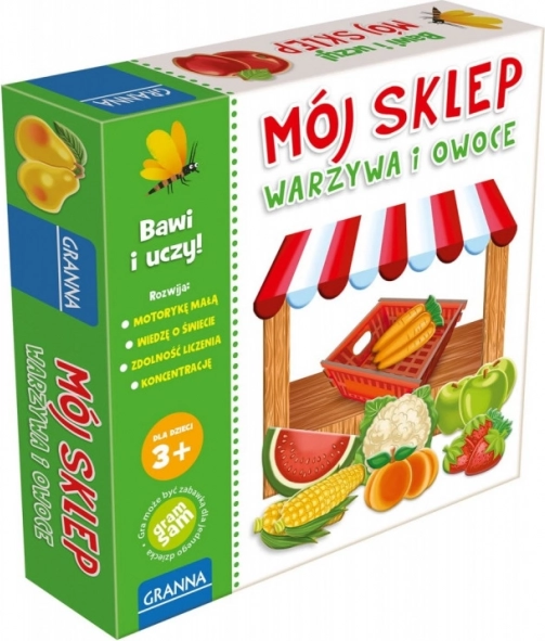 Spiel Mein Laden. Gemüse und Obst