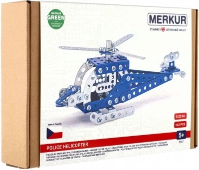 Merkur Baukasten Polizeihubschrauber