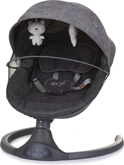 CHIPOLINO elektrische Wiege Nest Granite