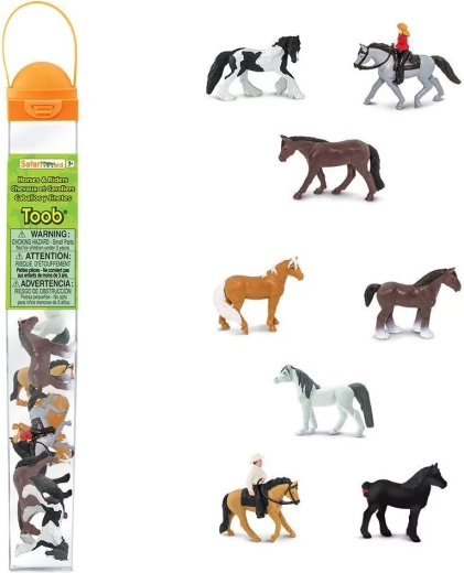 Safari Ltd. Tube Pferde und ihre Reiter