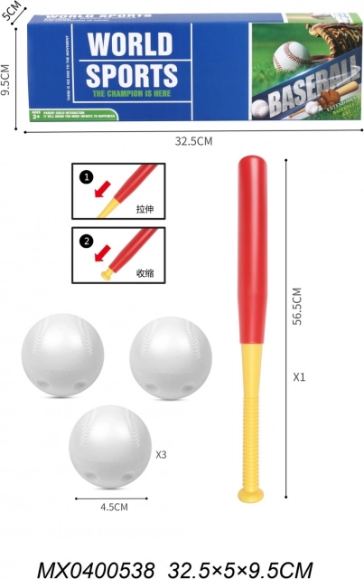 Baseball-Set für Freizeitsport