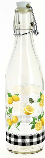 Flasche mit Bügelverschluss 540 ml Zitrone