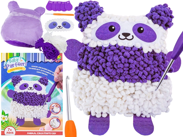 Kreatives DIY-Set zur Herstellung einer Plüschpanda – 1 Stück