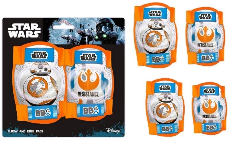 Knie- und Ellbogenschützer Star Wars (4 Stk.) Seven