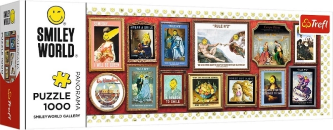 Panorama-Puzzle SMILEY Galerie 1000 Teile