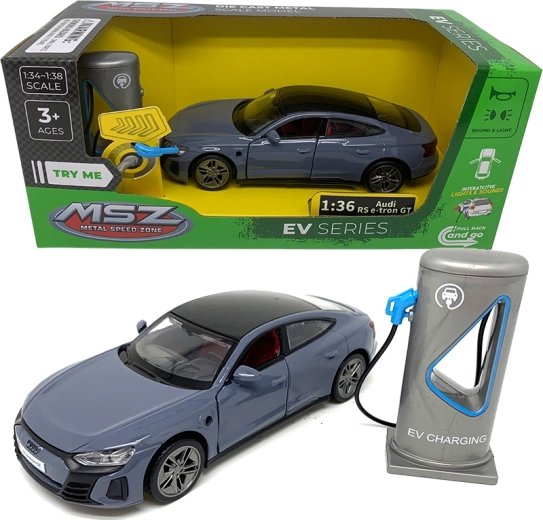 Metallmodellauto 1:36 Audi e-tron GT mit Licht und Sound