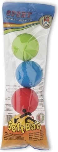 Androni Set aus 4 weichen Bällen, Durchmesser 7 cm