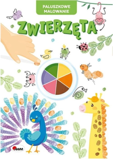 Fingerfarben-Malbuch – Tiere