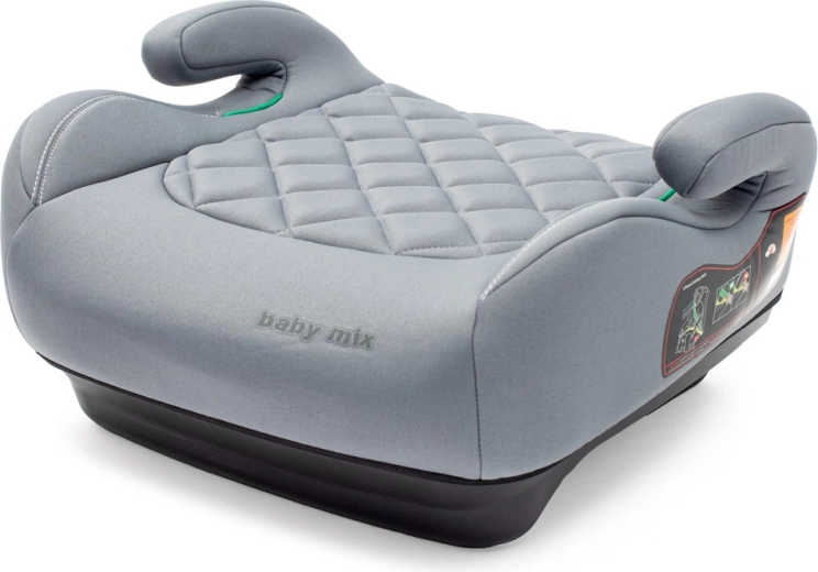 Baby Mix Hero i-Size Sitzerhöhung fürs Auto grau