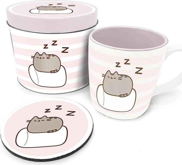 Geschenkset Pusheen Blechdose
