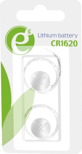 Lithium-Knopfzellenbatterie CR1620 3V – Packung mit 2 Stück