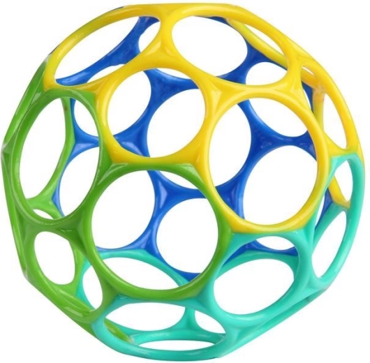 Oball Classic Ball für leichtes Greifen 10 cm blau-grün