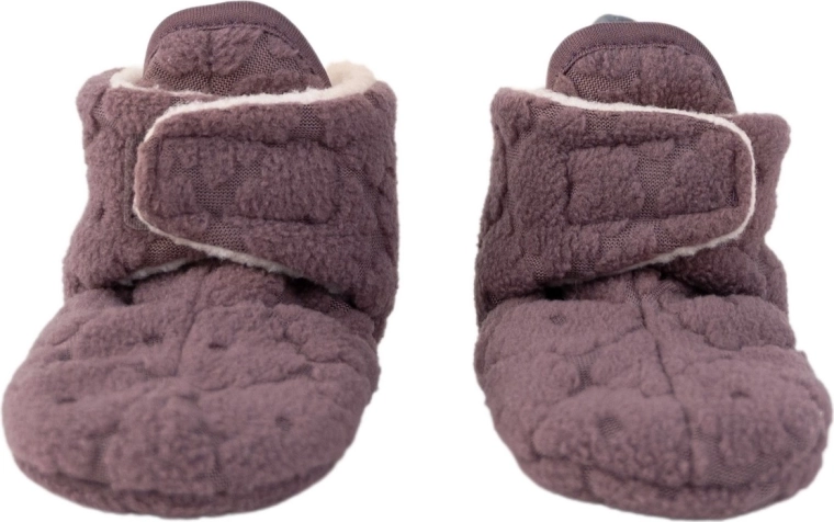 Lodger Kinder-Fleece-Hausschuhe Folklore Mauve 0–3 Monate