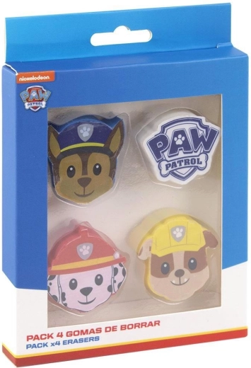 Radiergummi-Set Paw Patrol (Tlapková patrola) 4 Stk.