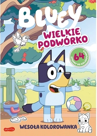Bluey – Großer Garten, fröhliches Malbuch