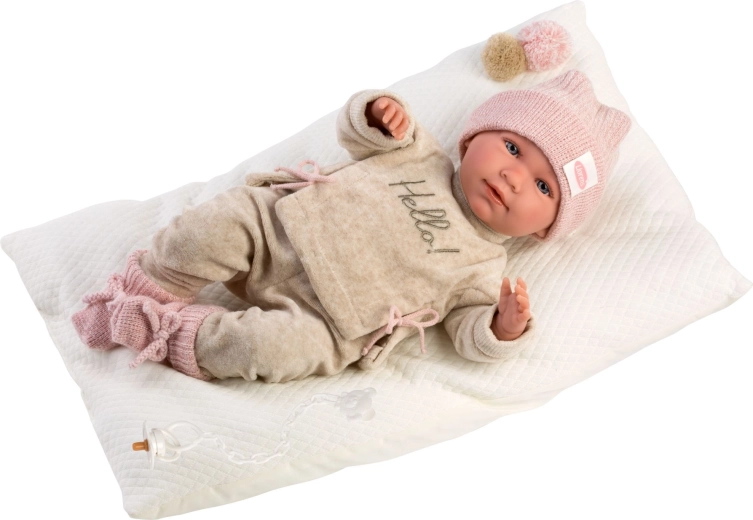 Llorens New Born realistische sprechende Babypuppe 42 cm