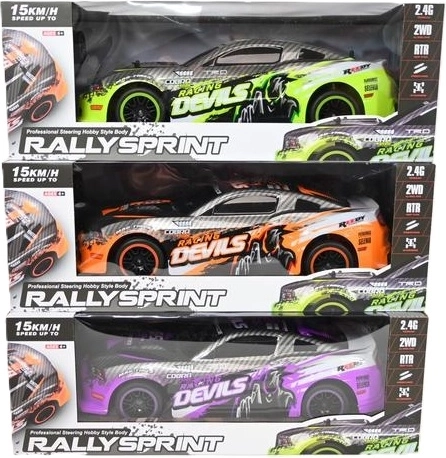 Rally Sprint Sport-RC-Auto mit Fernsteuerung 2,4 GHz