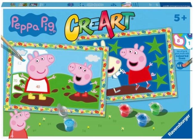 CreArt Malen nach Zahlen – PEPPA WUTZ