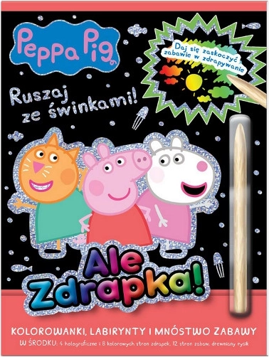 Peppa Wutz – Kratzbuch 5: Los geht’s mit den Schweinchen