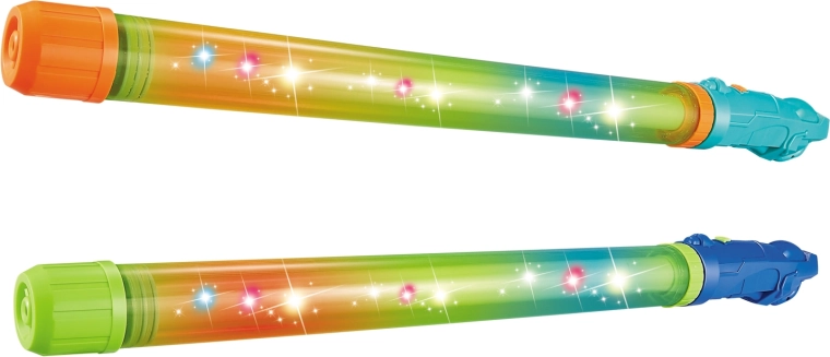 Große Wasserpistole mit Lichteffekten, assortiert