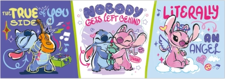 Panorama-Puzzle STITCH Entspannt 150 Teile