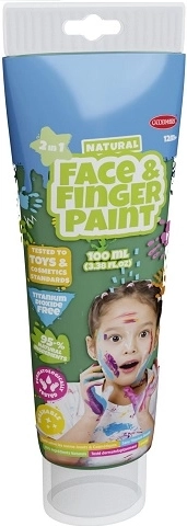 Boti Natural grüne Naturfarbe zum Finger- und Gesichtsmalen 100 ml