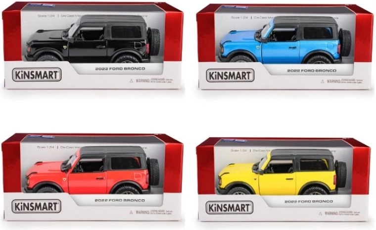 Metallmodell Ford Bronco Hardtop 2022 1:34