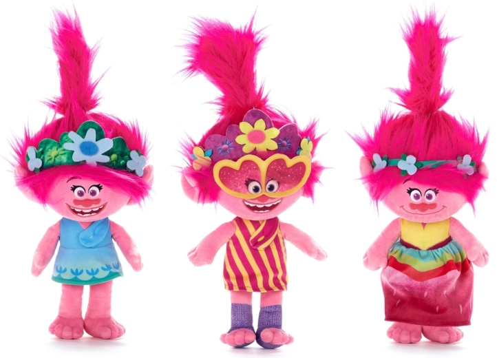 Trolls World Tour Plüschfigur Poppy 30 cm (Sortiment) - 1 Stück