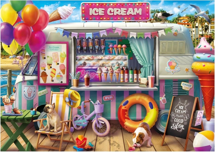 Puzzle EDUCA – Eiswagen, 500 Teile