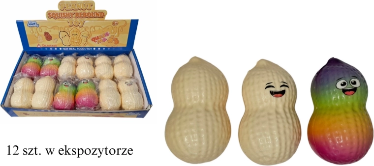 Squeezetoy „Fistaszek“ – Antistress-Knautschspielzeug (Squishy)
