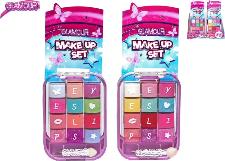 Kinder-Make-up-Palette mit Spiegel Glamour