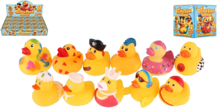 Gummiente mit Überraschung, verschiedene Designs – 1 Stück
