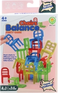 Balancierspiel mit Stühlen