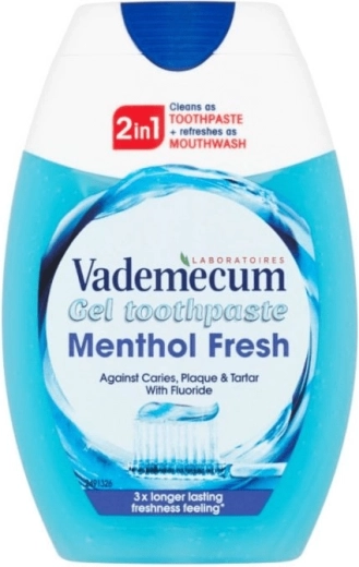 Vademecum 2in1 Menthol Fresh gelartige Zahnpasta 75 ml