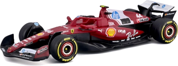 Bburago Ferrari SF-25 (2025) Lewis Hamilton #44 – Formel-1-Modell 1:64 im Blister