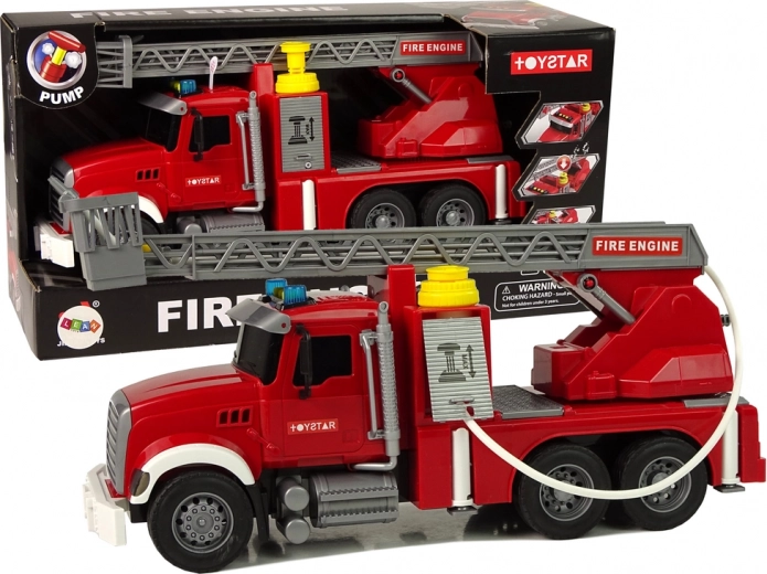 Feuerwehrfahrzeug Rotes Wasser Geräusche Lichter