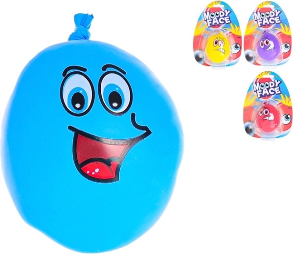 Formbarer Anti-Stress-Ball mit Gesicht 7 cm
