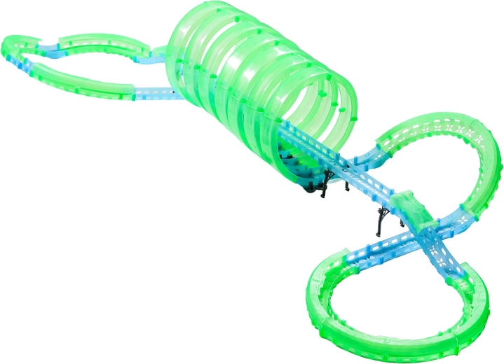 Leuchtende Rennstrecke für die Dunkelheit, 85 Teile