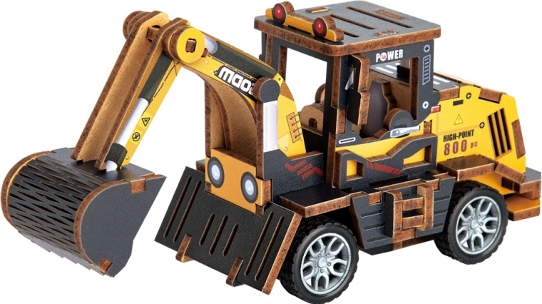 2Kids Toys 3D-Holzbausatz Bagger