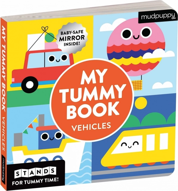 Zweiseitiges Buch mit Spiegel – Verkehrsmittel