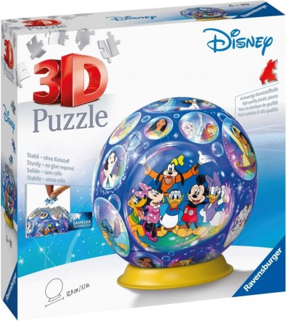 DISNEY 3D-Puzzle-Kugel von RAVENSBURGER, 72 Teile